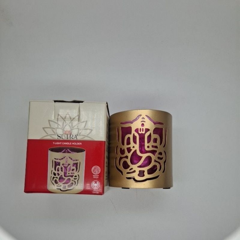T-Light  Candle  Holder  pink  ganpati buy brand  sutra