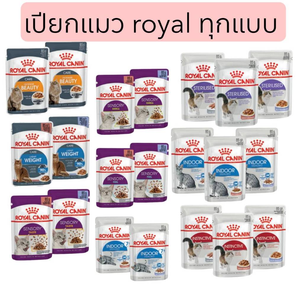 (ฟรี) Royal canin เปียกแมว 1 ซอง  แบบสุ่ม