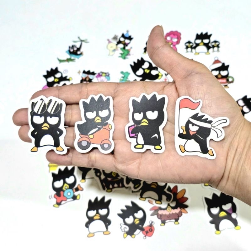 สติ๊กเกอร์ แบดแบดมารุ Bad Badtz Maru Sanrio ติดแน่น กันน้ำ (50 ชิ้น) sticker - รูปที่ 4