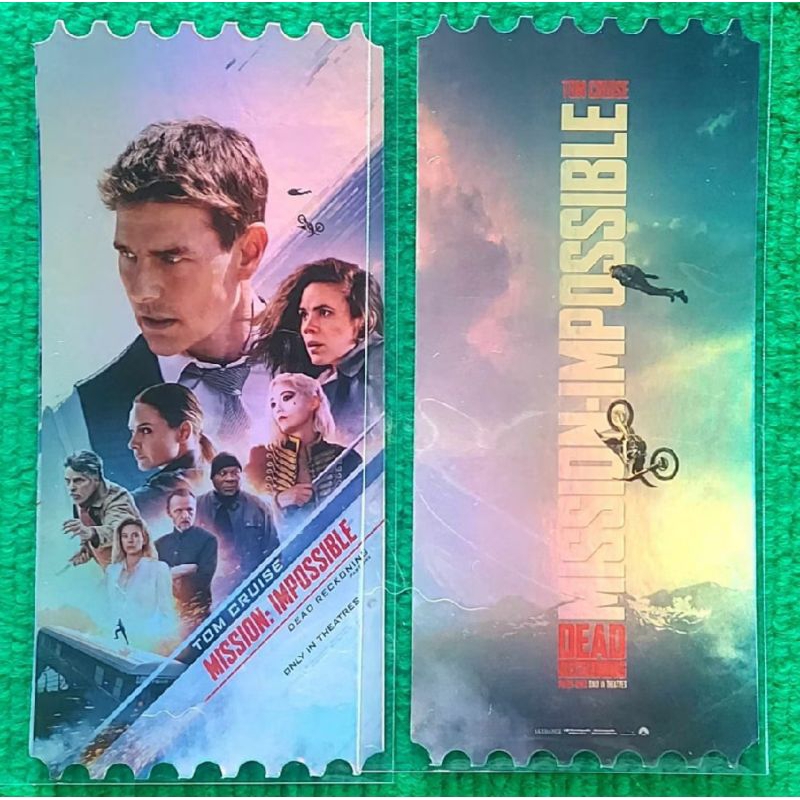 ตั๋ววิบวับ ตั๋วสะสม Mission Impossible 7 จาก SF Cinema Collectible Ticket Mission Impossible 7.1 มิช
