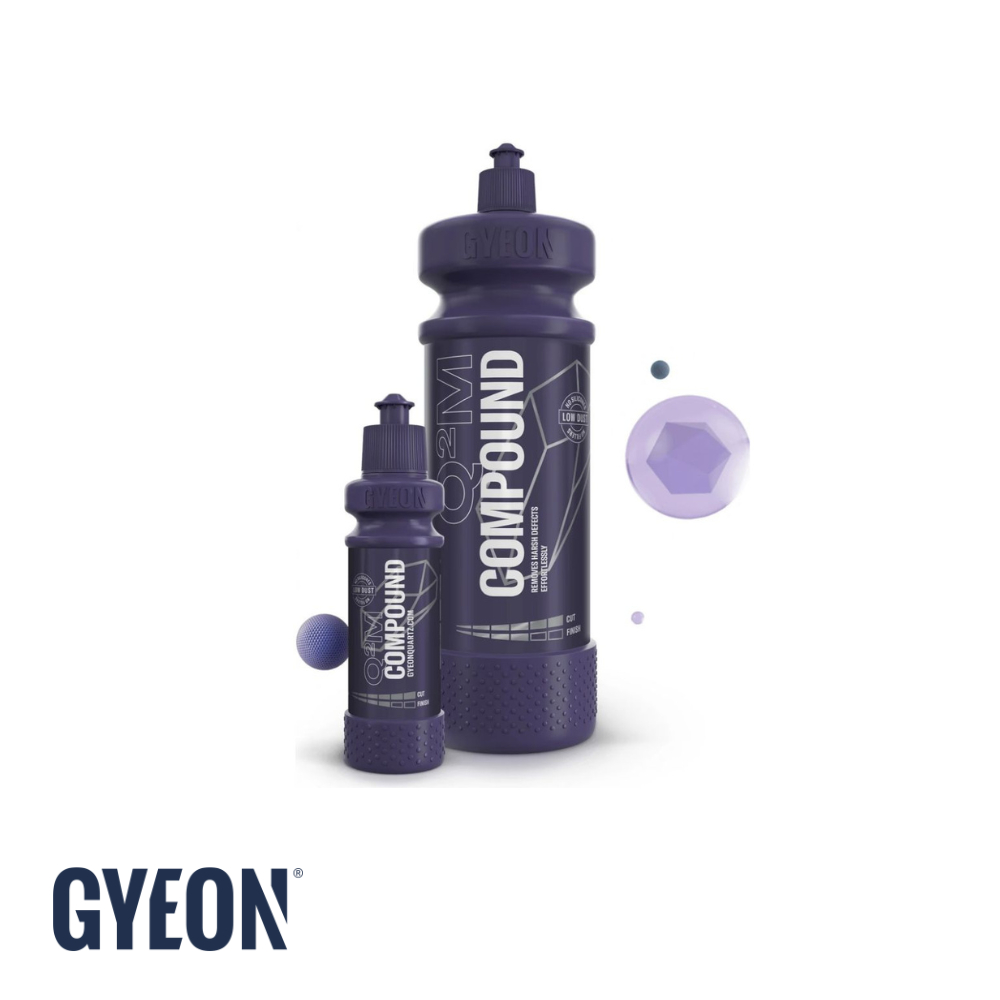 GYEON Q²M COMPOUND 1000ML.น้ำยาขัดหยาบ น้ำยาขัดสีรถยนต์ ความหยาบระดับกลาง
