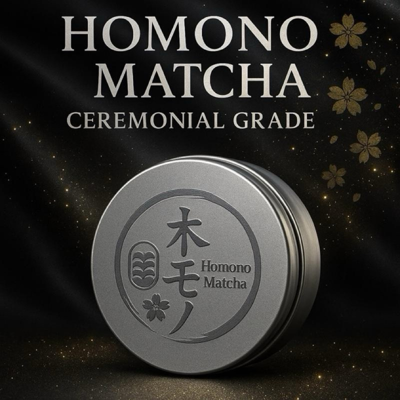 Homono matcha | Kaori | ceremonial ผงมัทฉะแท้ 30g ถั่วเงิน