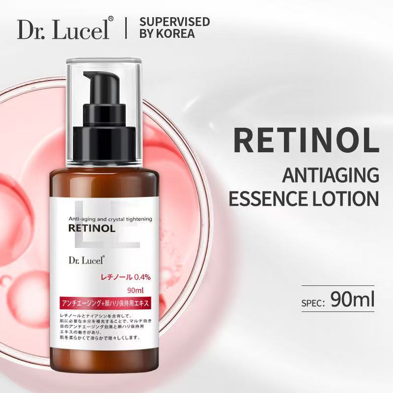Dr.Lucel 0.4% Retinol Anti-aging  essence lotion 90ml ครีมลดริ้วรอย มอยเจอร์ไรเซอร์ Niacinamide Moisturizer