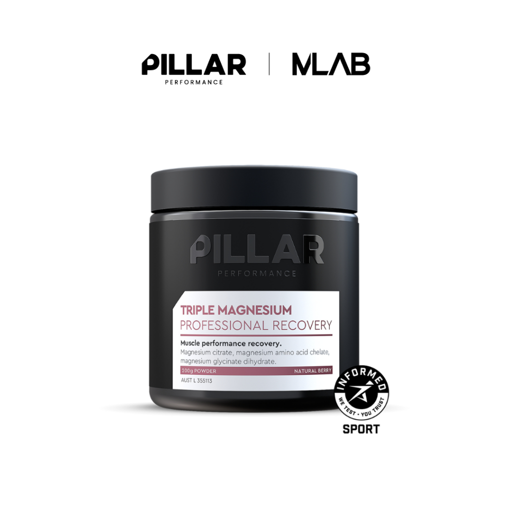 [PILLAR Performance] Triple Magnesium Powder แมกนีเซียมชนิดผง ผลิตภัณฑ์เสริมอาหาร รสชาติ Natural Ber