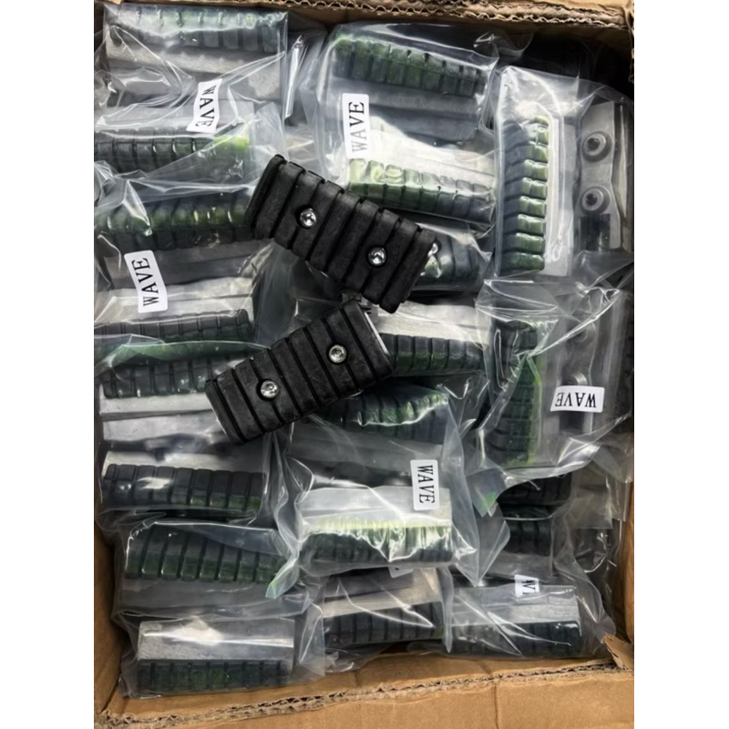 พักเท้าหน้าเวฟทุกรุ่น ( วีราโก้) ยางพักเท้าหน้า WAVE แต่ง 1 ดู