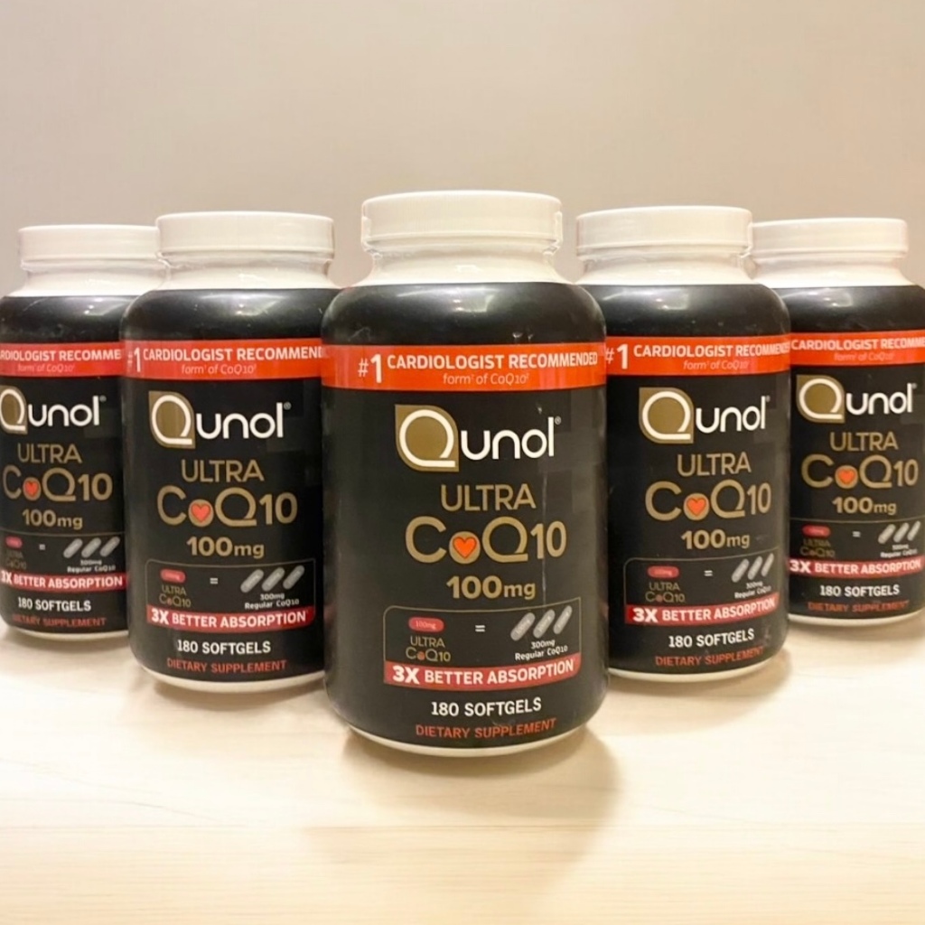 🔥🔥Exp.01/2028 (180 เม็ด) Qunol Ultra Coq10 100 mg 3x Better Absorption