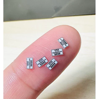 สติ๊กเกอร์ป้ายทะเบียนจิ๋ว1ชุด 5ชิ้น สำหรับติดโมเดลรถ 1:64 พร้อมส่ง (เฉพาะสติ๊กเกอร์ไม่รวมรถ)