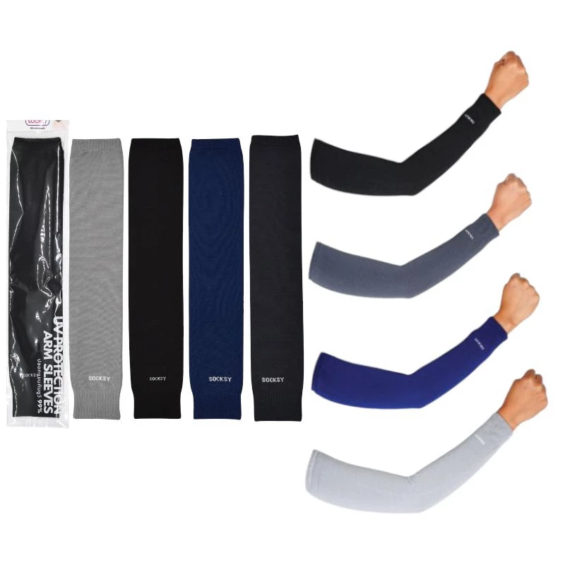 มีส่งด่วน ปลอกแขนผ้าโพลีเอสเตอร์ เนื้อผ้าหนานุ่ม ยืดหยุ่นดีเยี่ยม ใส่สบาย socksy รุ่น brr ราคาต่อคู่ พร้อมส่ง