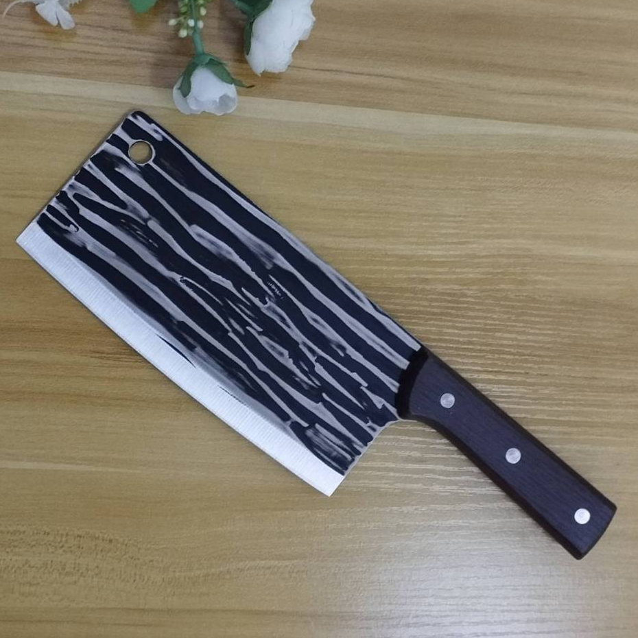 มีดปังตอ สับ หั่นซอยแล่ เกรดพรีเมี่ยม สันหนา1มิลสแตนเลสคุณภาพดี  มีดสไตล์ญี่ปุ่น J-06A