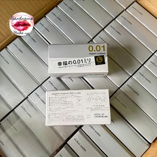 👑 รุ่นใหม่ Sagami Original 0.01 ถุงยางอนามัย ญี่ปุ่น บางที่สุด Sagami Original 001 /Okamoto (5 ชิ้น/กล่อง)