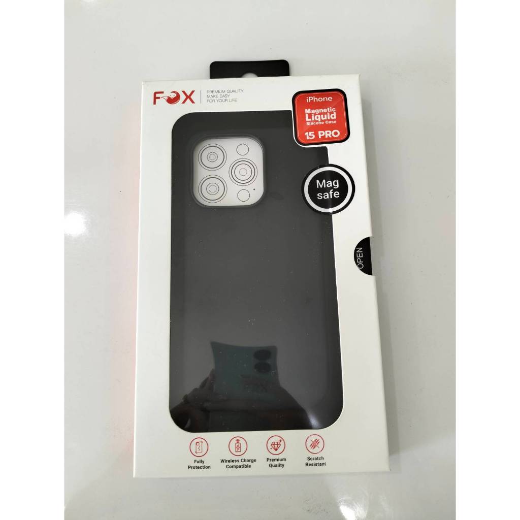 Fox เคส iPhone15 Pro สีดำ