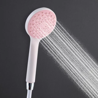 ฝักบัวอาบน้ำ ฝักบัวแรงดันสูง น้ำนุ่มสบายผิว มี 2 สี ฟ้ากับชมพู พร้อมส่ง