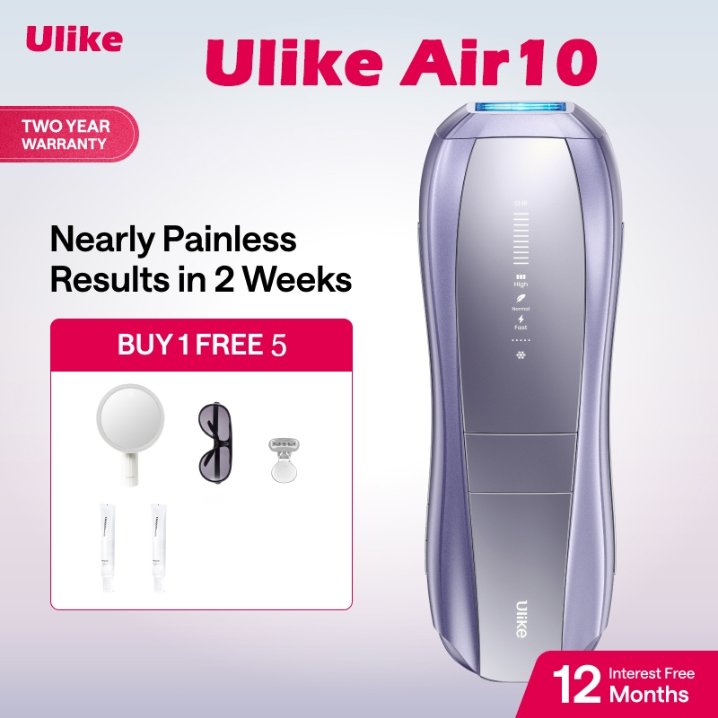 🤎ของแท้100%🤎เครื่องกำจัดขน Ulike Air 10 IPL เลเซอร์กำจัดขนด้วยเลเซอร์แซฟไฟร์ กำจัดขน เห็นผลภายใน 4 สัปดาห์