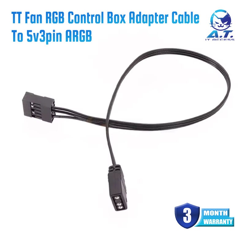 TT Thermaltake Fan RGB Control Box Adapter Cable 5V ARGB RiingPlusTrioQuad Synchronized RGB Adapter 