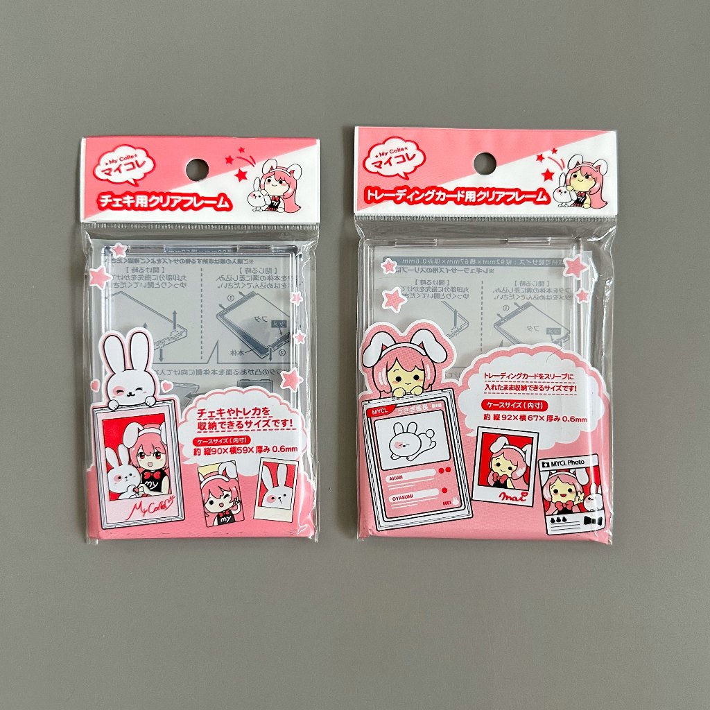 [พร้อมส่งในไทย] Clear Frame for Cards Instax Poraloid เฟรมใสใส่การ์ด ของแท้ 100% จากญี่ปุ่น