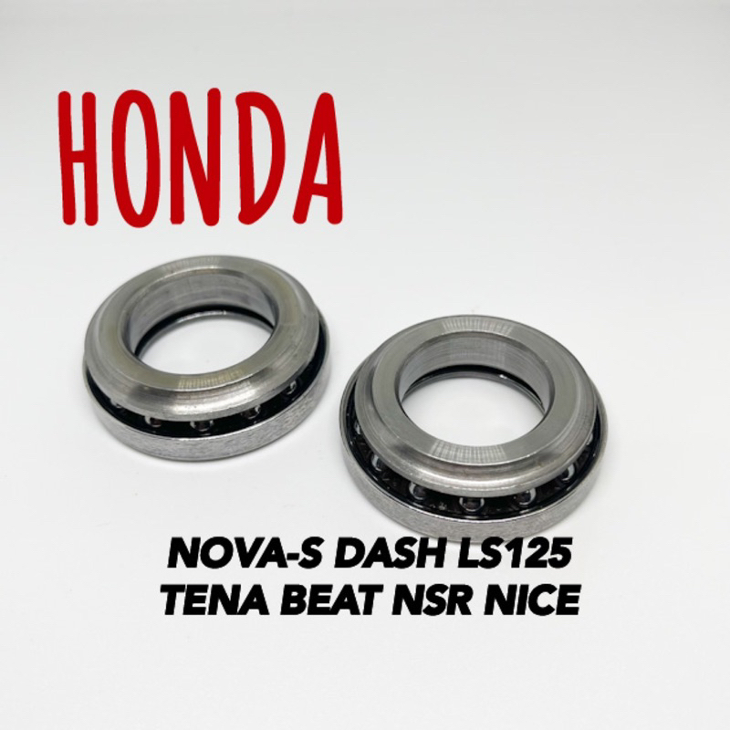 ลูกปืน ถ้วยคอ1ชุด บน+ล่าง อย่างดี NOVA DASH LS125 BEAT TENA NICE NSR