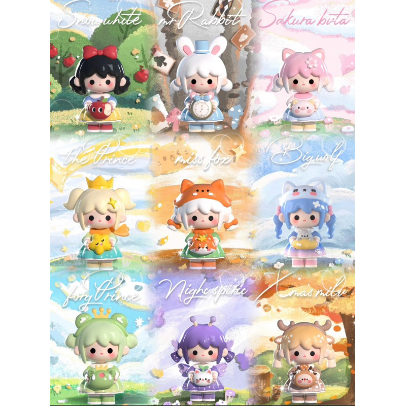 [พร้อมส่งระบุตัว] UUTOY Fairy Journey แบบเช็คการ์ด🌷🦢🍎