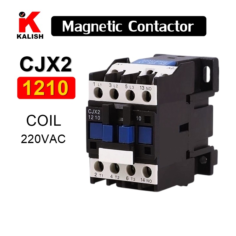 แมกเนติก คอนแทคเตอร์  CJX2-1210 Coil 220VAC CJX2-1210 MAGNETIC AC CONTACTOR CJX2-12