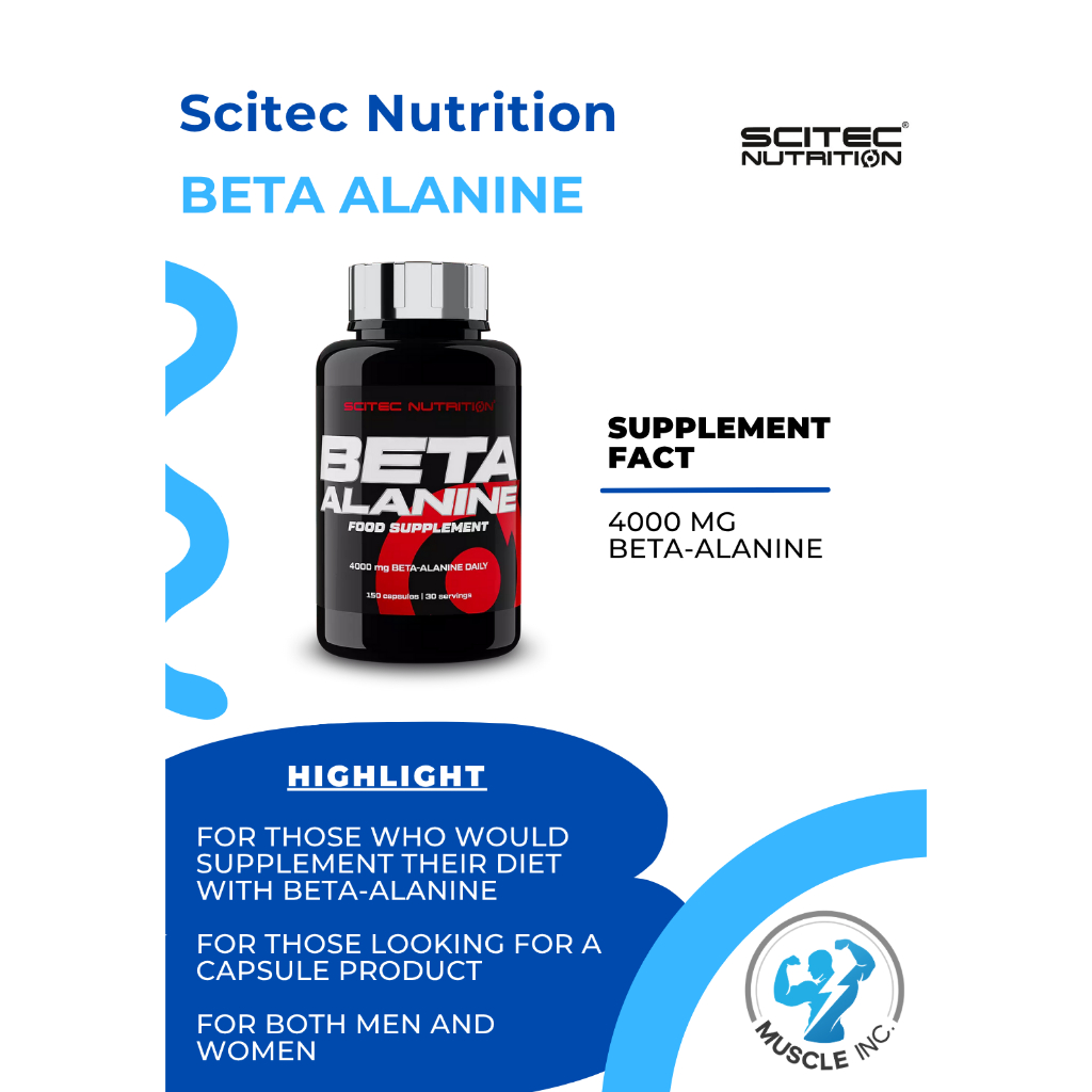 Scitec Nutrition- Beta Alanine 150cps พร้อมส่ง!!