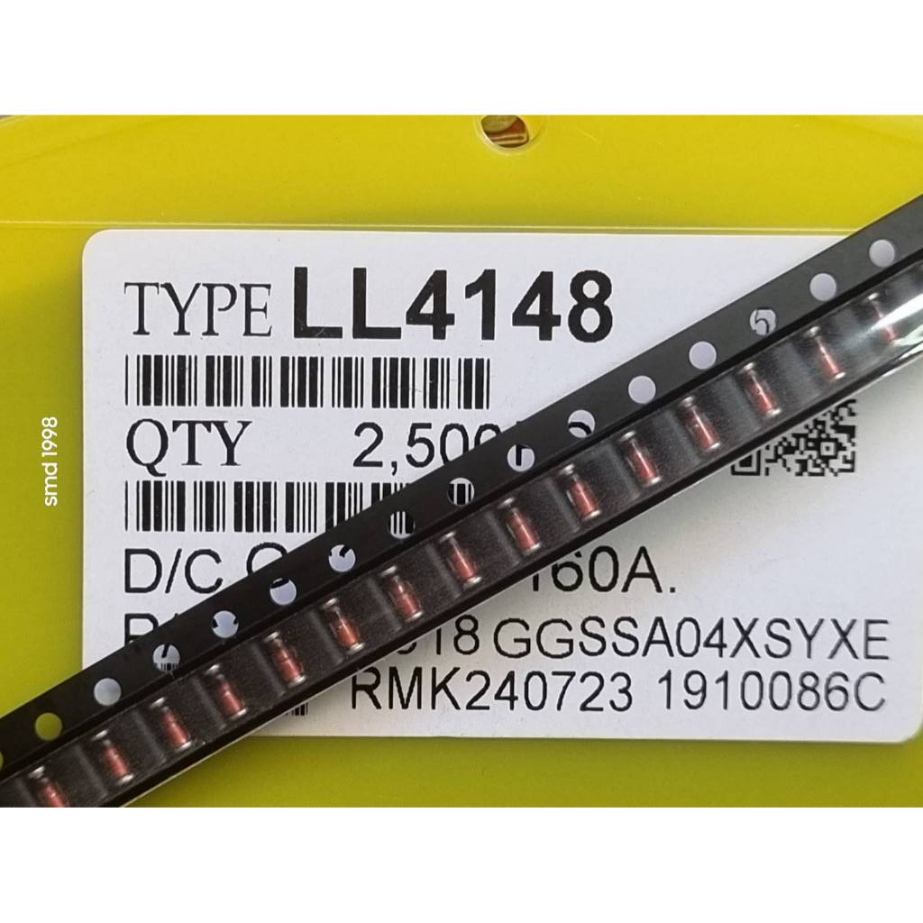 ไดโอดสวิตช์ความเร็วสูง LL4148 LL-34 1N4148 IN4148 LL34 100 ชิ้น