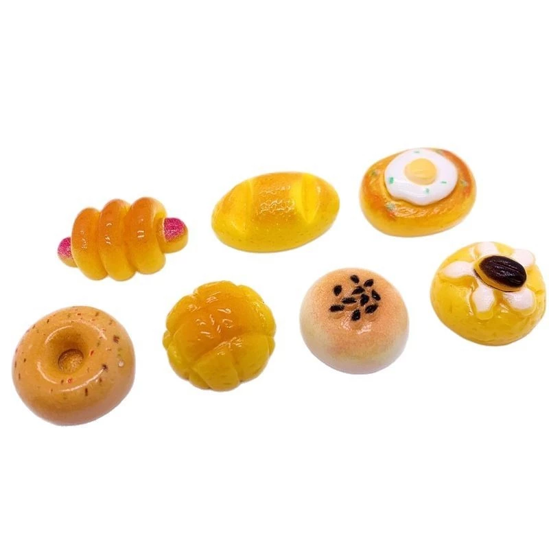 ่j157ขนมปังรวมของจิ๋วของเล่นแพ็คละ 10 ชิ้น