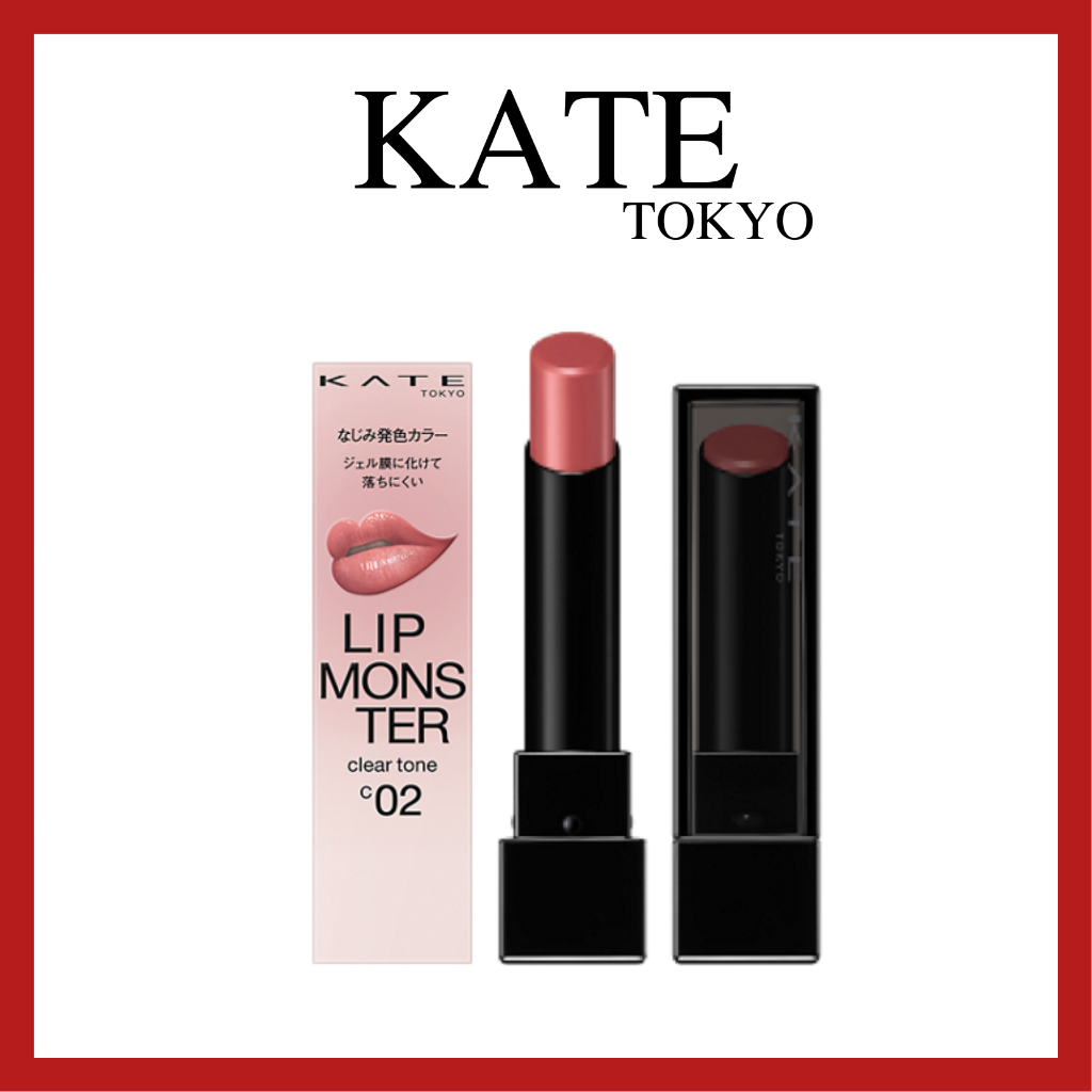 (ของแท้🇯🇵ส่งไวจริง🔥)  KATE ลิปสติกโทนใส ทนเหลือร้าย LIP MONSTER CLEAR TONE