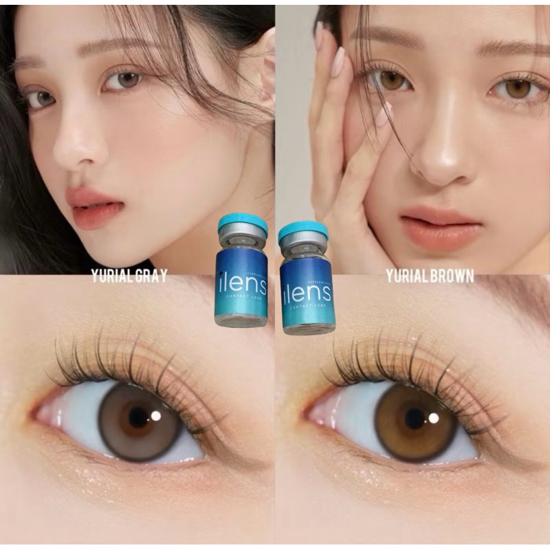 ilens รุ่นYurial คอนแทคเลนส์เกาหลี ค่าอมน้ำ60% สีเหมือน Idollens URIA I-DOL LENS