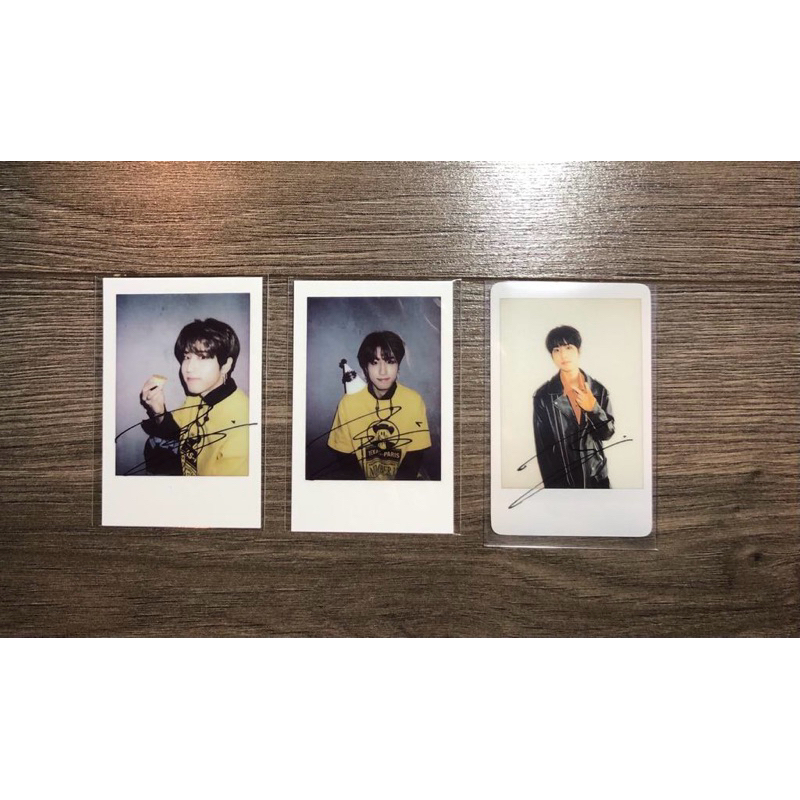 💢 พร้อมส่ง การ์ด Polaroid Stray Kids - Han jisung (ของแท้)