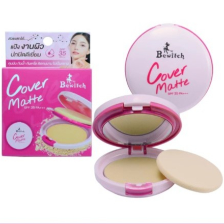 Bewitch Cover Matte Compact Foundation SPF35 PA+++ - บีวิทช์ คัฟเวอร์ แมทท์ คอมแพ็ค ฟาวน์เดชั่น SPF3