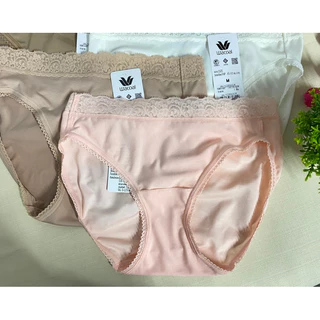 Wacoal Bikini Panty กางเกงในวาโก้ขอบลูกไม้ รูปแบบบิกินี่ รุ่น WU1C35/WU1F35 ราคาป้ายตัวละ 140 บาท ลดเหลือตัวละ 99 บาท