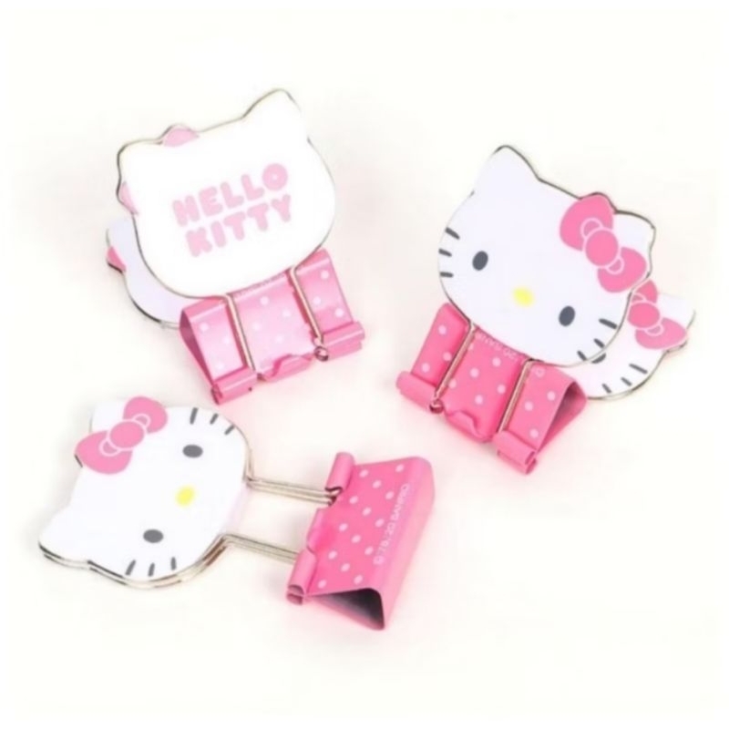 (ไลฟ์ ลด40%) มีส่งด่วน ของแท้จากญี่ปุ่น 🇯🇵 คลิปหนีบกระดาษ หนีบเข็มขัด Sanrio