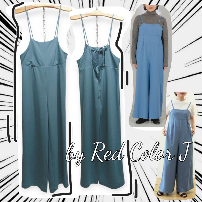 K18🤖by RED C0L0R J เอี๊ยมสายเดี่ยวทรงตรง