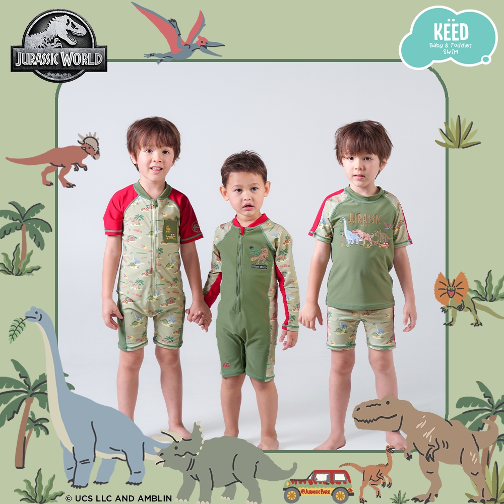 KEED X Jurassic World Collection ชุดเสื้อกางเกง และ ชุดบอดี้สูท ว่ายน้ำกัน UV 50+