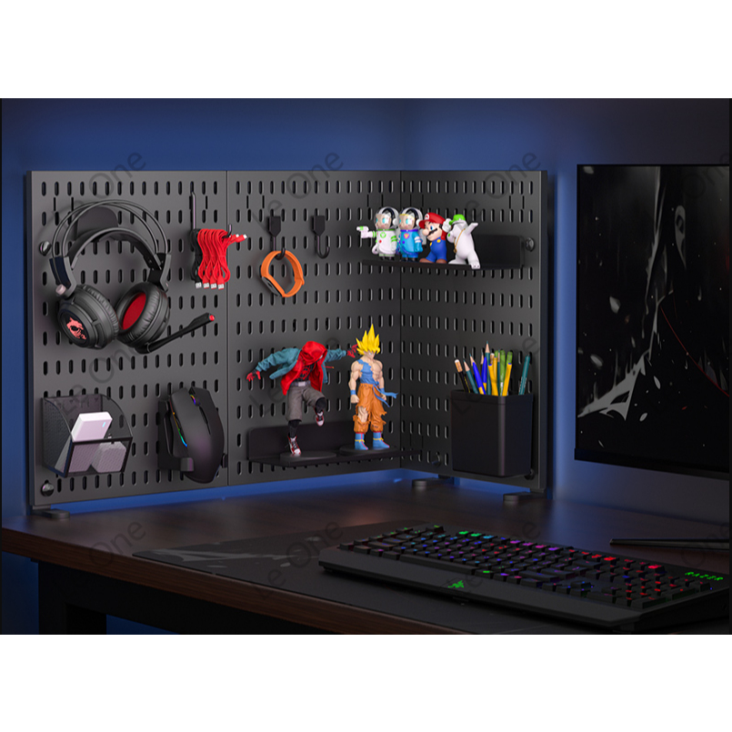 จัดเก็บพื้น ที่ทำงานแบบแนวตั้งชุดอุปกรณ์ปักหมุดในสไตล์ ที่เรียบง่าย และง่ายต่อการเล่นเกมบนเดสก์ท็อป 