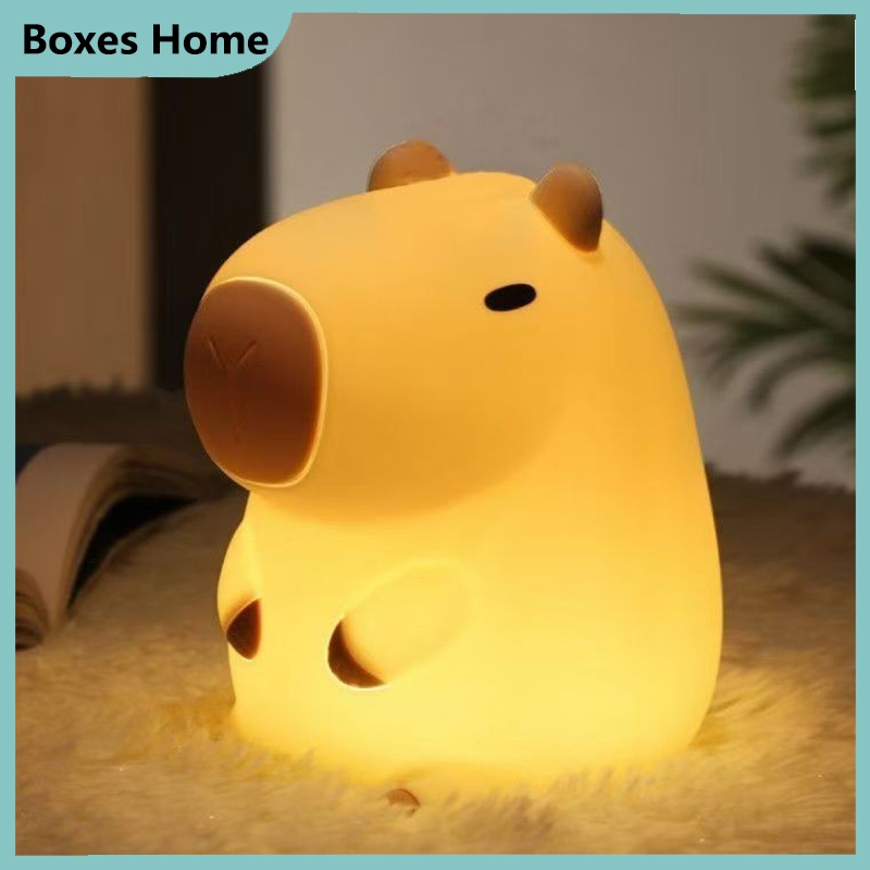 Birthday Gift CAPYBARA คาปิบาร่าสามารถปรับการชาร์จและจับเวลาได้ ตกแต่งห้องของขวัญสําหรับเด็ก Gift