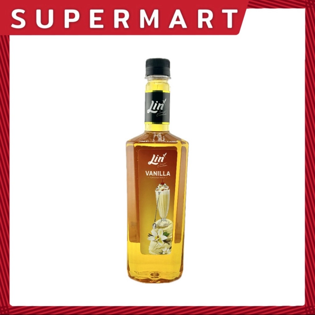 SUPERMART Lin Vanilla Syrup 750 ml.#1108295