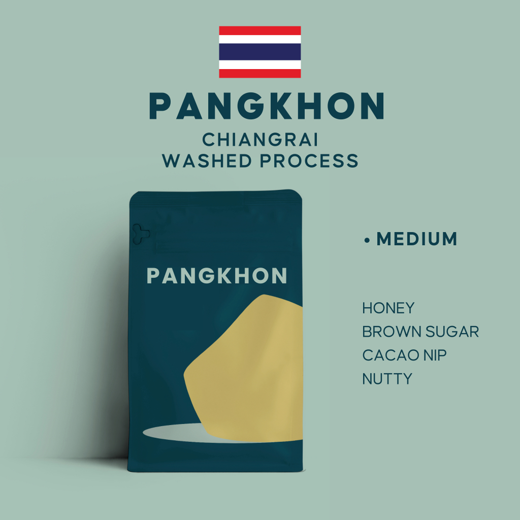 เมล็ดกาแฟ ปางขอน Washed Process คั่วกลาง - Pangkhon Coffee Bean