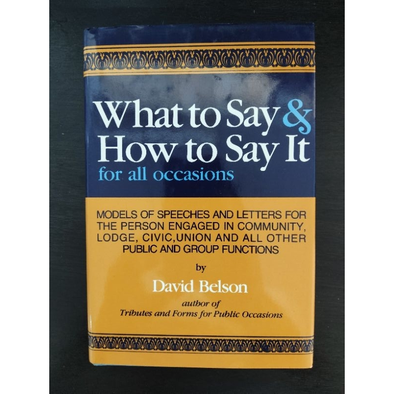 What to say&How to say It all occasions