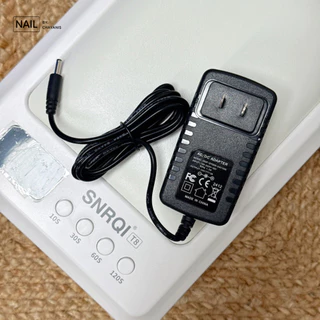 สายเครื่องอบเล็บเจล SNRQI T8 l Adapter อแดปเตอร์เครื่องอบเล็บเจล SNRQI T8 (ใช้ได้กับเครื่องอบ SNRQI T8 เท่านั้น)