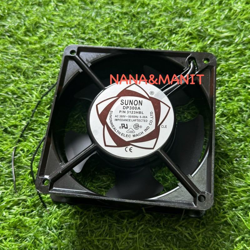 DP300A พัดลม 120x120x38MM 380VAC 0.08A 2สาย Ball bearing