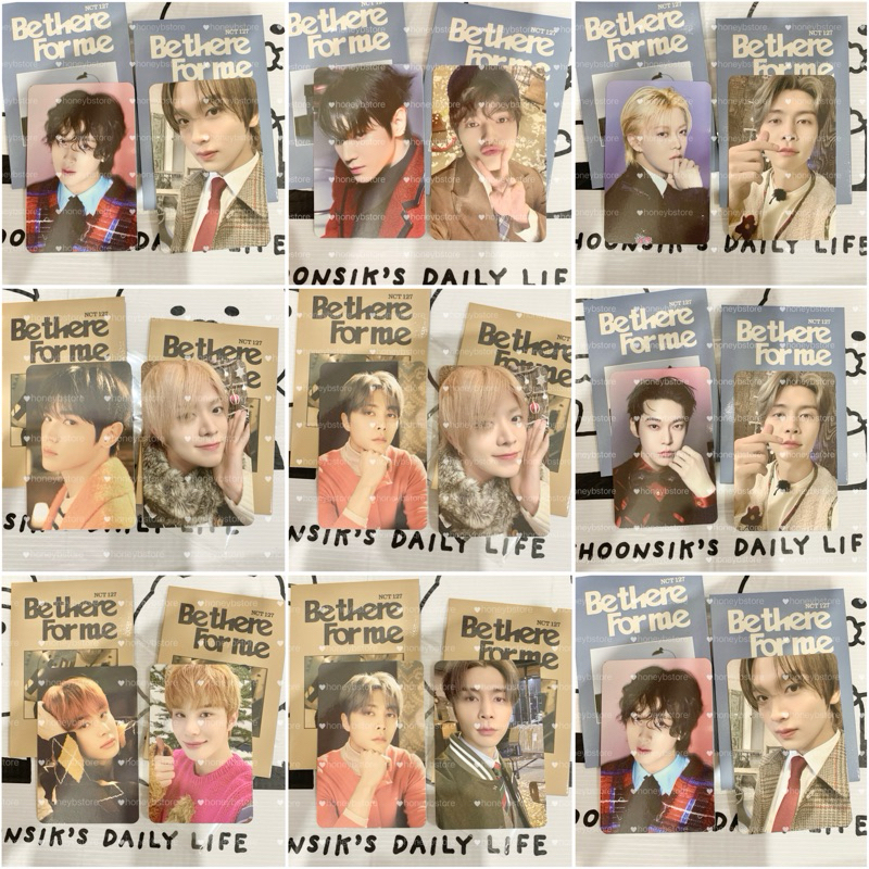 ✨ พร้อมส่ง! NCT 127 Be there for me - Trading card A / B แกะแล้ว (ส่งภายใน 2 วัน)