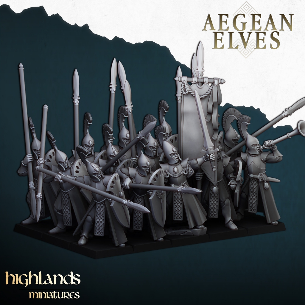 [HIGHLANDS] Aegean Elves Spearmen