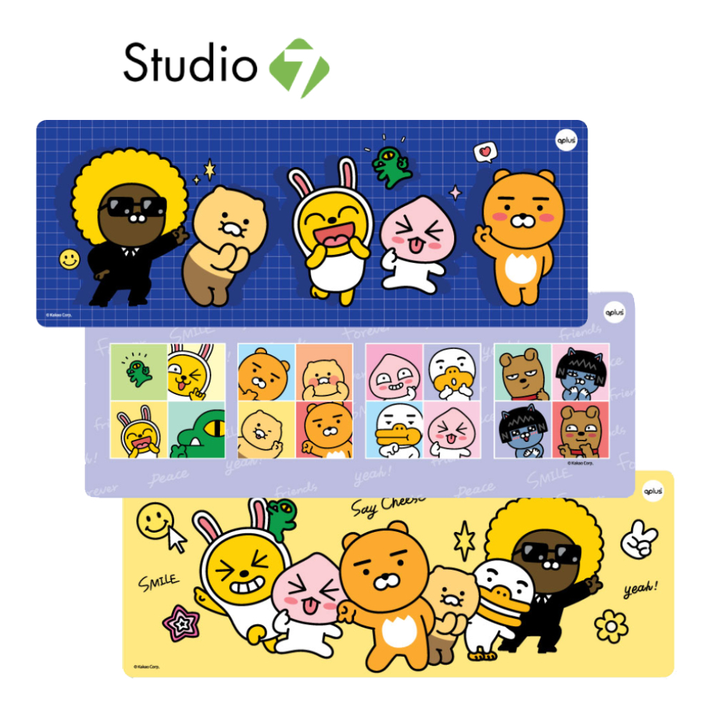 แผ่นรองเมาส์ QPLUS Desk Mat x Kakao Say Cheese MP001 by Banana IT