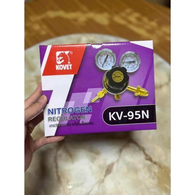 KOVET เกจวัดแรงดันแก๊สไนโตรเจน KV-95N Nitrogen Regulator