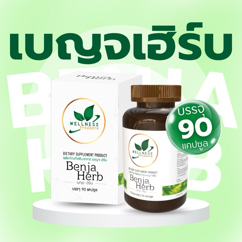 ส่งด่วน⚡ส่งภายในวัน  เบญจเฮิร์บ Benja Herb มะระขี้นก หม่อน งาดำ 90แคปซูล อีทแอนดทรีทพระราม2 ราคา ถูกที่สุด ดีลบีเคเค
