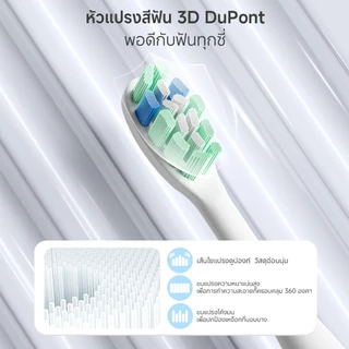 Simplus Toothbrush อัจฉริยะอัตโนมัติแบบสั่น แปรงสีฟันไฟฟ้า3D DuPont หัวแปรงชาร์จ USB DDYS007