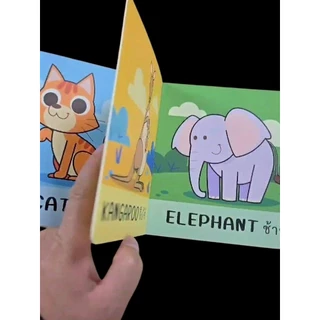 Boardbook หนังสือคำศัพท์ ฉีกขาดยาก-ชุดสัตว์