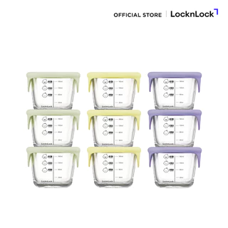 LockLock กล่องแก้วใส่อาหารสำหรับเด็ก Baby Food Container 230 ml. รุ่น LLG509S3