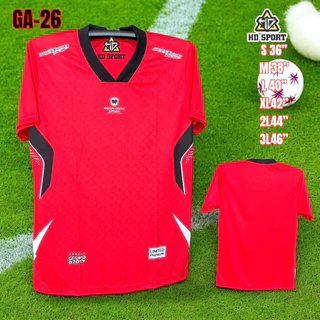 เสื้อกีฬาตัวใหม่ล่าสุด GA-26 เสื้อคอห้าเหลี่ยมทรงสวยพิมลาย ราคาถูก สินค้าพร้อมส่ง