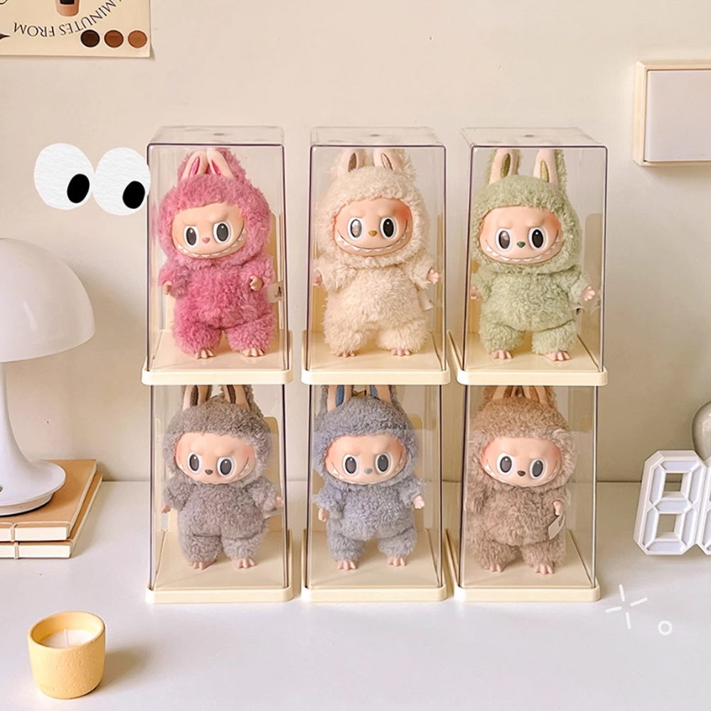 กล่องใส่โมเดล ตู้โชว์ตุ๊กตา กล่องใส่ art toy พลาสติกอย่างดี วัสดุอะคริลิก ตุ๊กตาของสะสม ความโปร่งใสสูง